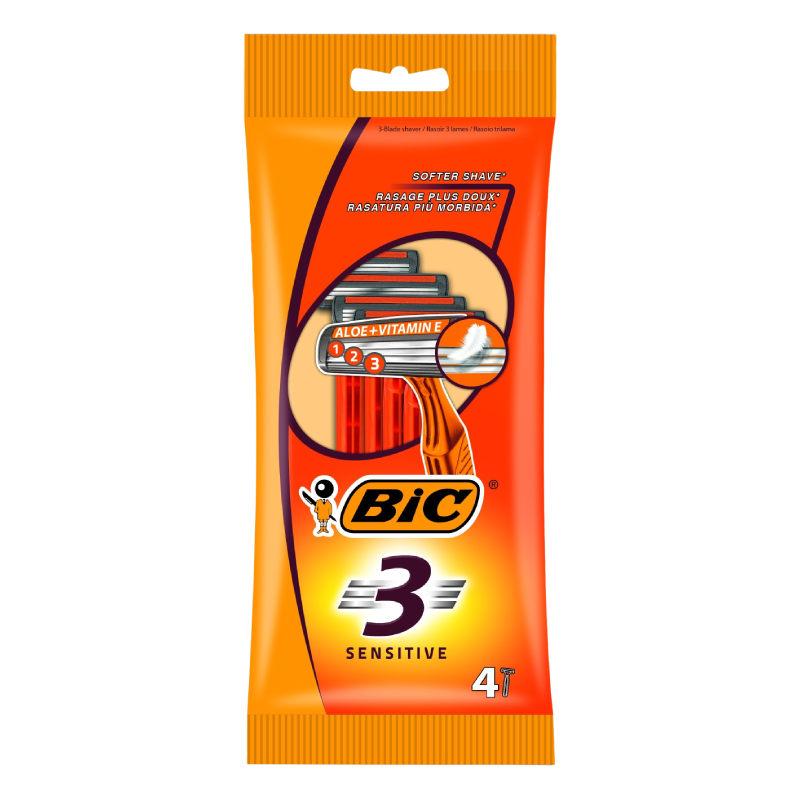 BIC Comfort 3 Skraber (4 stk)